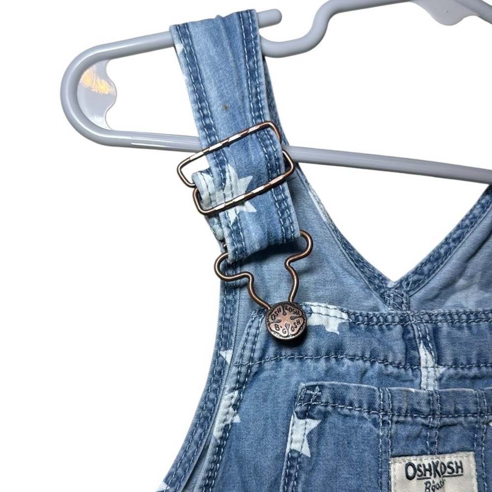 Oshkosh B’gosh Baby Girl Starry Denim Skirtall Size 18 Months - Picture 5 of 9